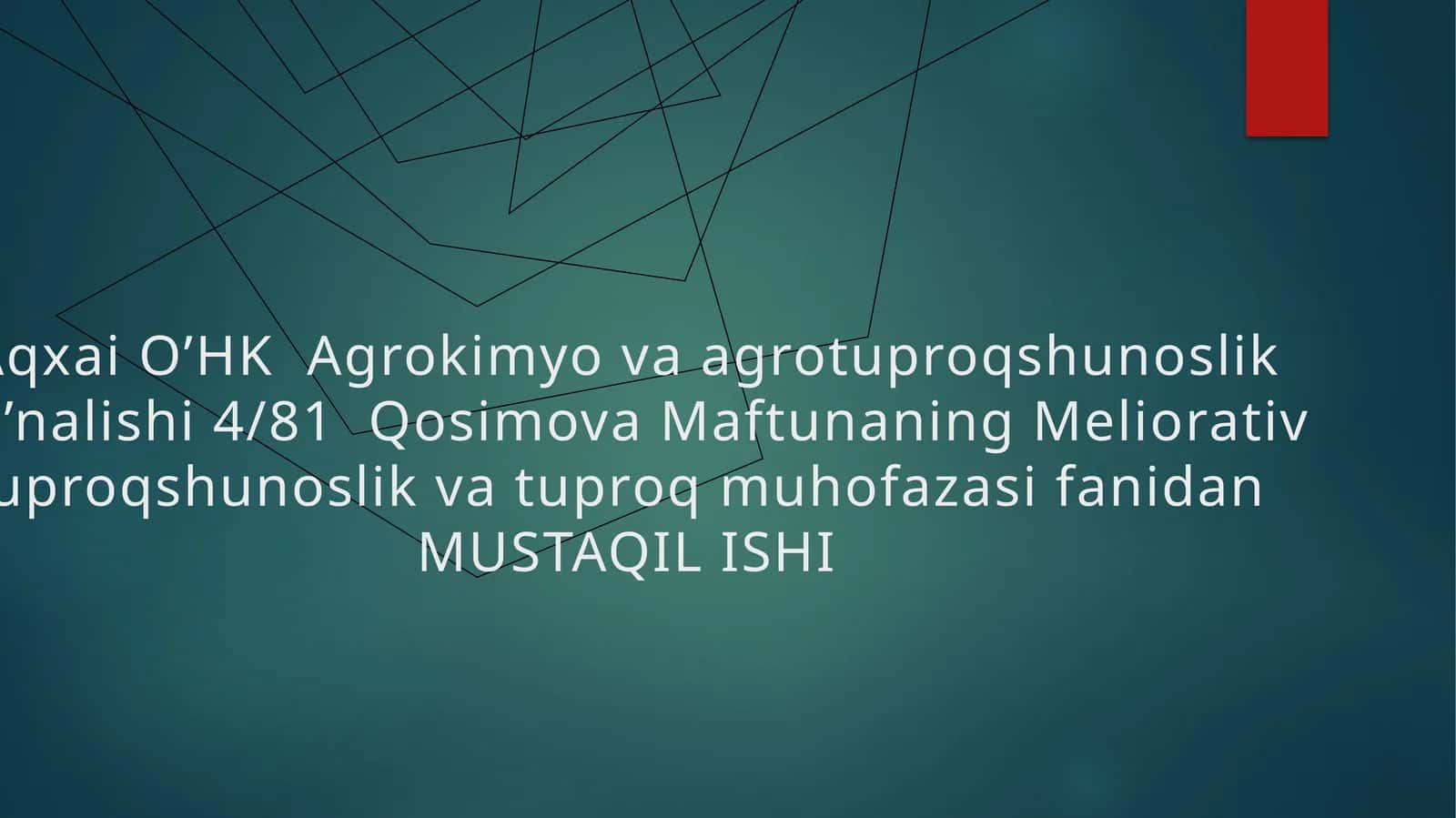 Tuproq muhofazasi