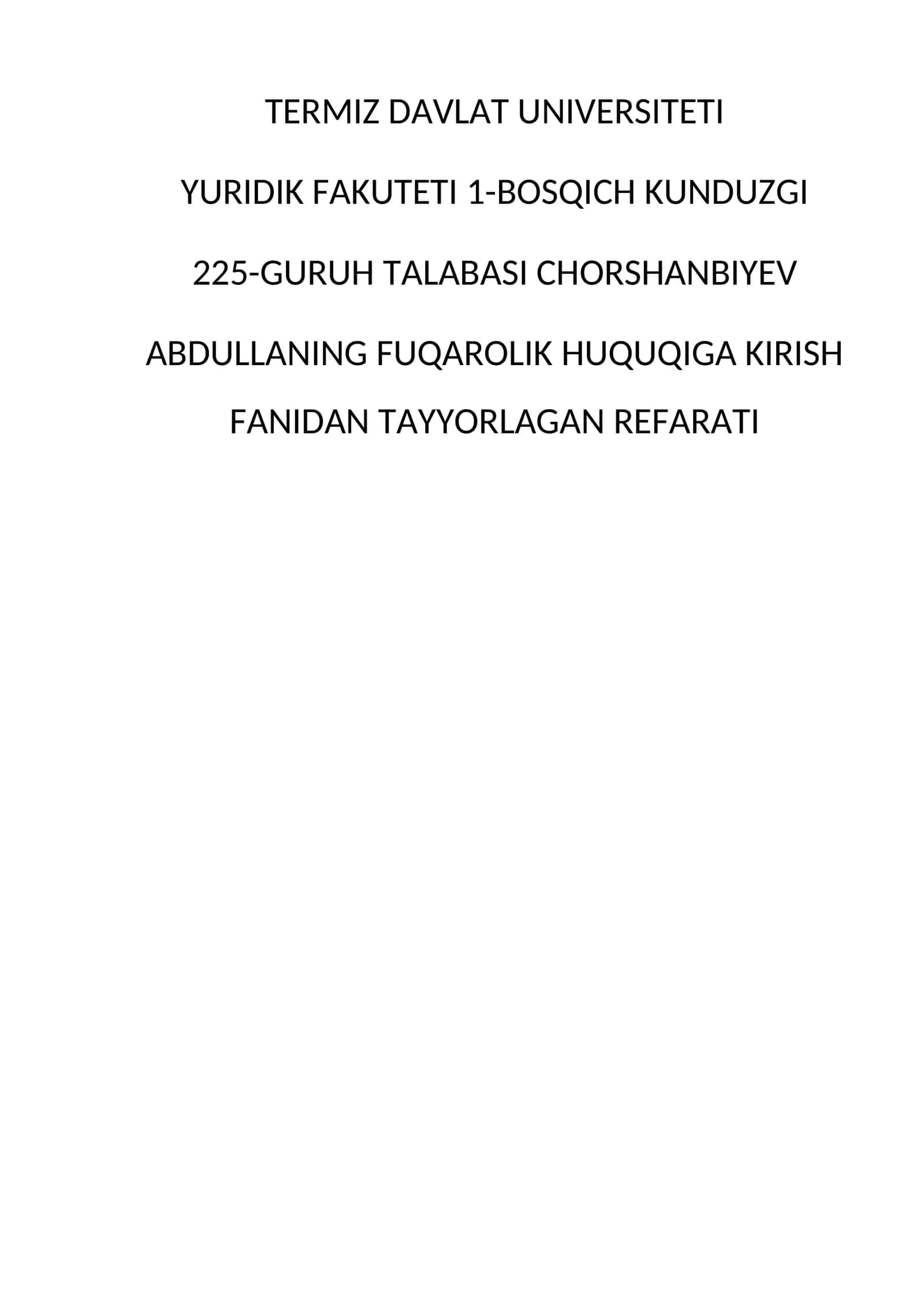 Majburiyatlar bekor bo'lishi