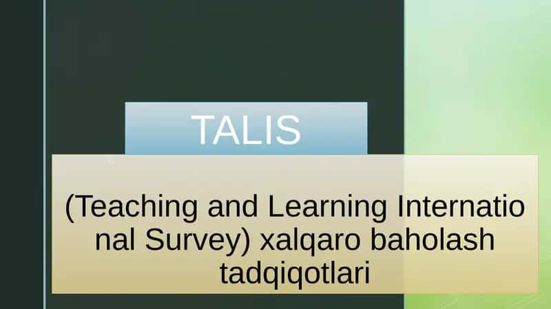 XALQARO BAHOLASH DASTURLARI