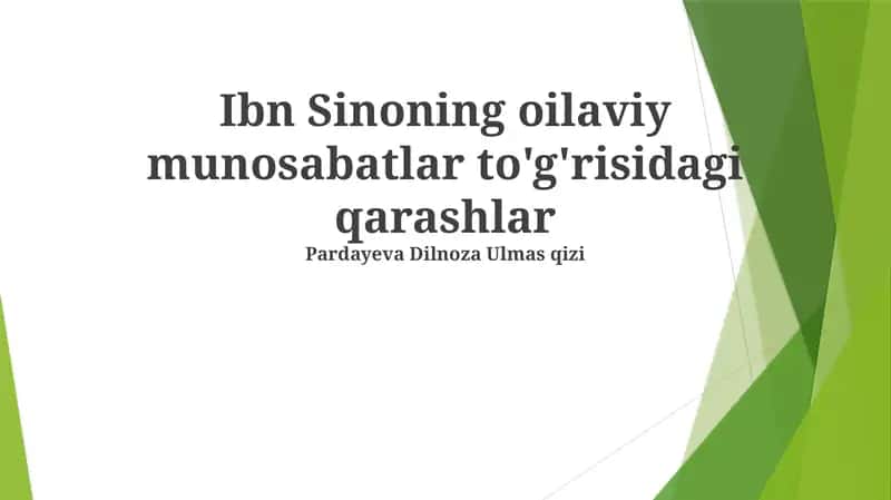 Oilada mehr-oqibat va muhabbat