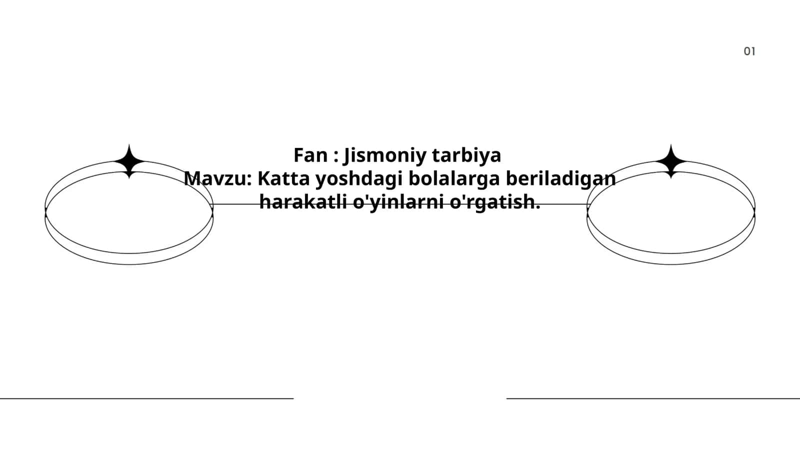 Harakatli o'yinlar bilan jismoniy tarbiya