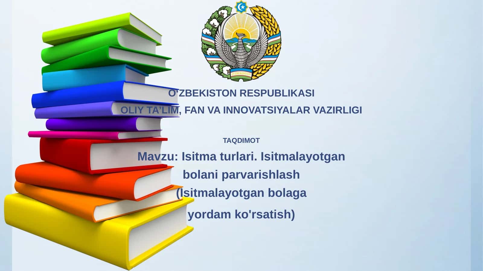 Isitmaturlari.Isitmalayotganbolaniparvarishlash(Isitmalayotganbolagayordamko'rsatish)