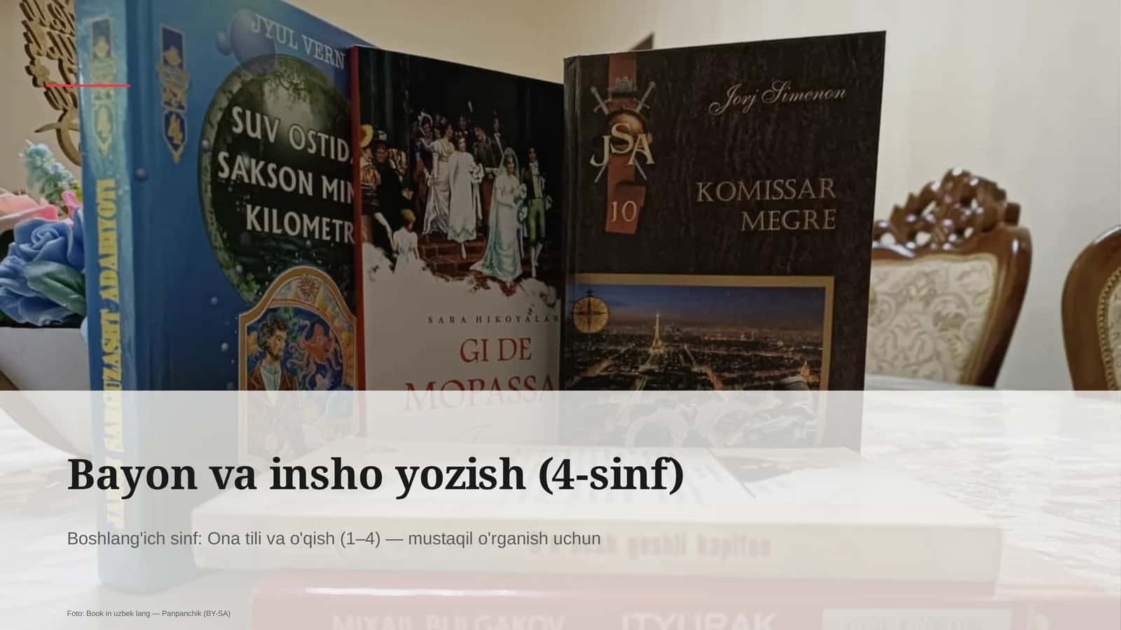 Bayon va insho yozish (4-sinf)