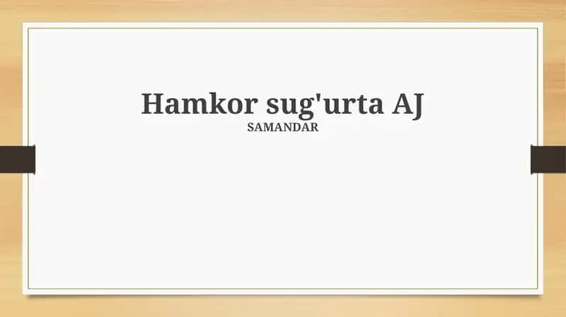 Hamkor Sug'urta