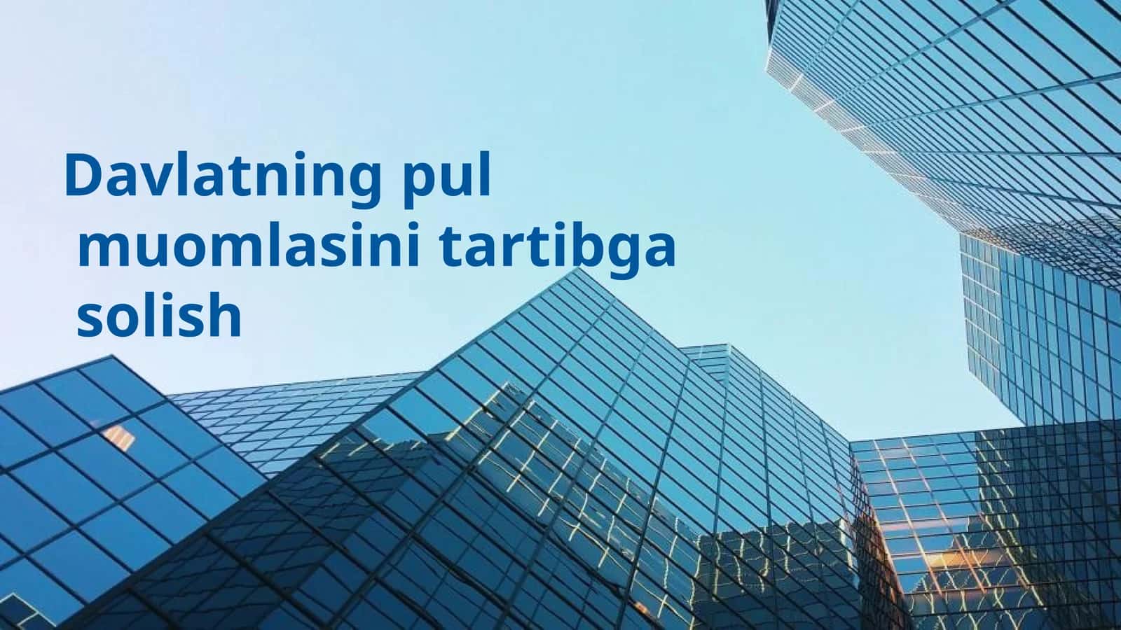 Davlatning pul muomlasini tartibga solish
