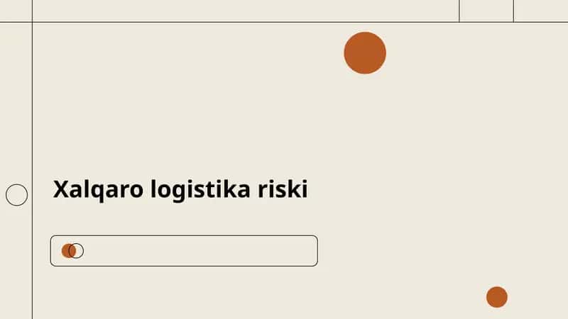 Xalqaro logistika riski