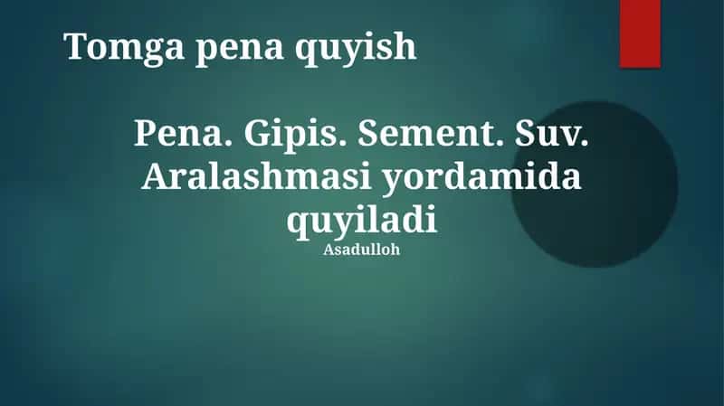 Tomga pena quyish
