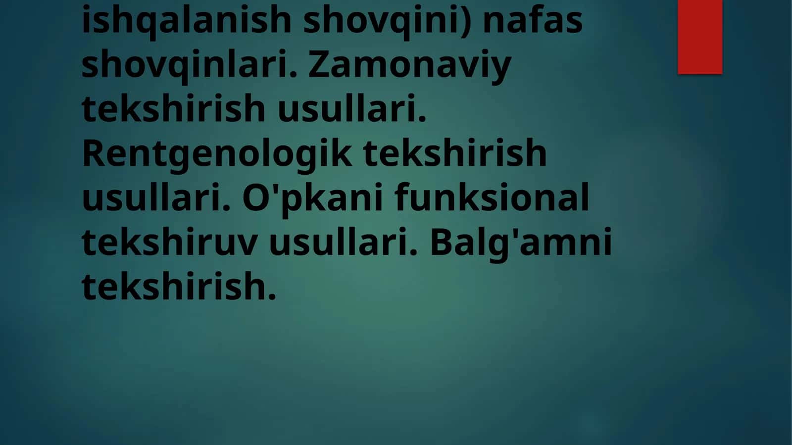 O'pkani eshitish (auskultatsiya). Texnika va qoidalari