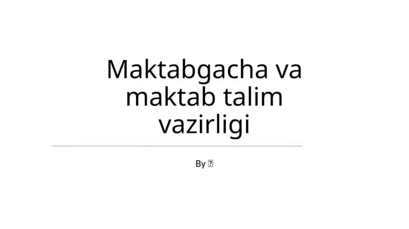 Vaziyat va Vazifa