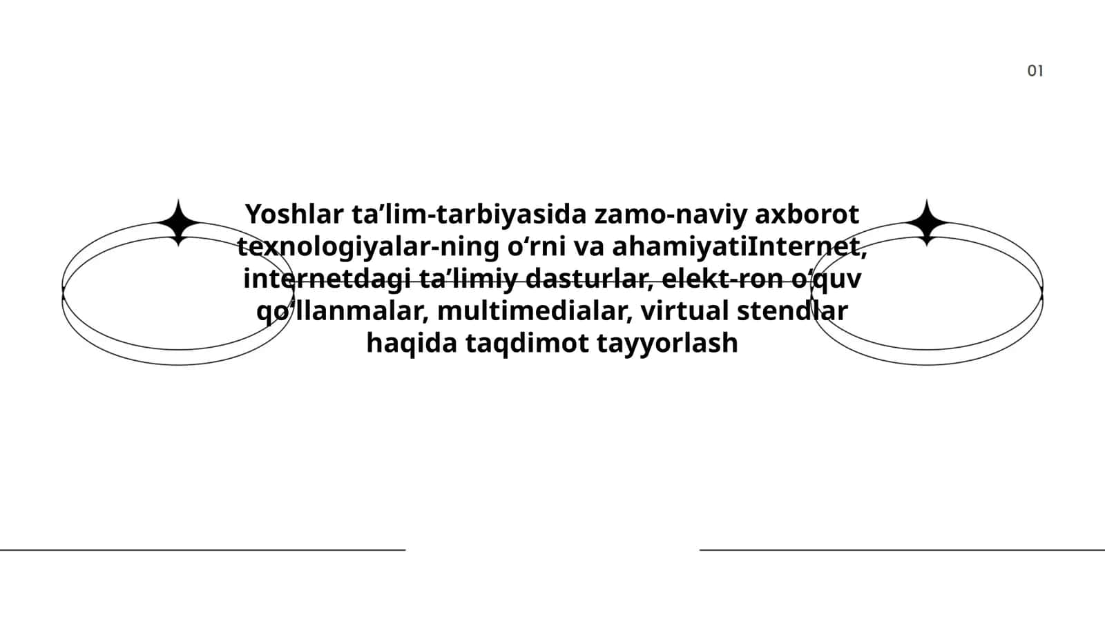Yoshlar ta’lim-tarbiyasida zamonaviy axborot texnologiyalarining o‘rni va ahamiyati