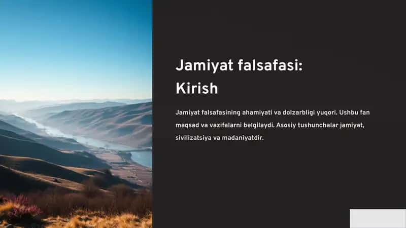 Jamiyat falsafasi