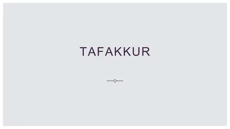 Tafakkur