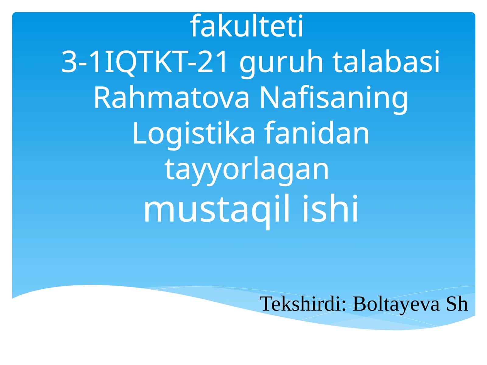 Logistika marketingi