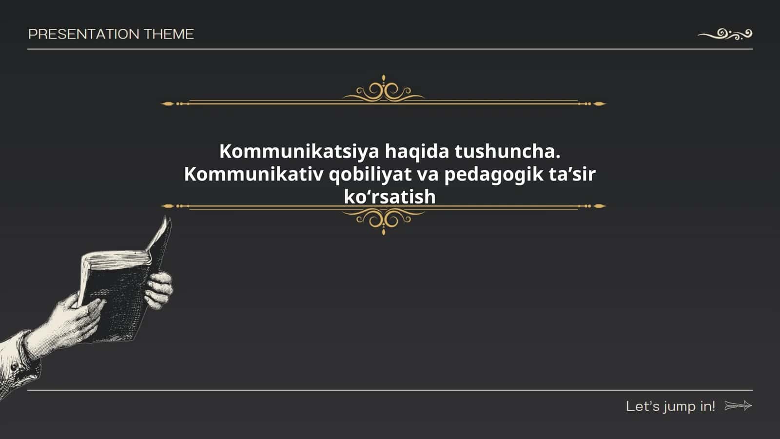 Kommunikatsiya haqida tushuncha. Kommunikativ qobiliyat va pedagogik taʼsir koʻrsatish