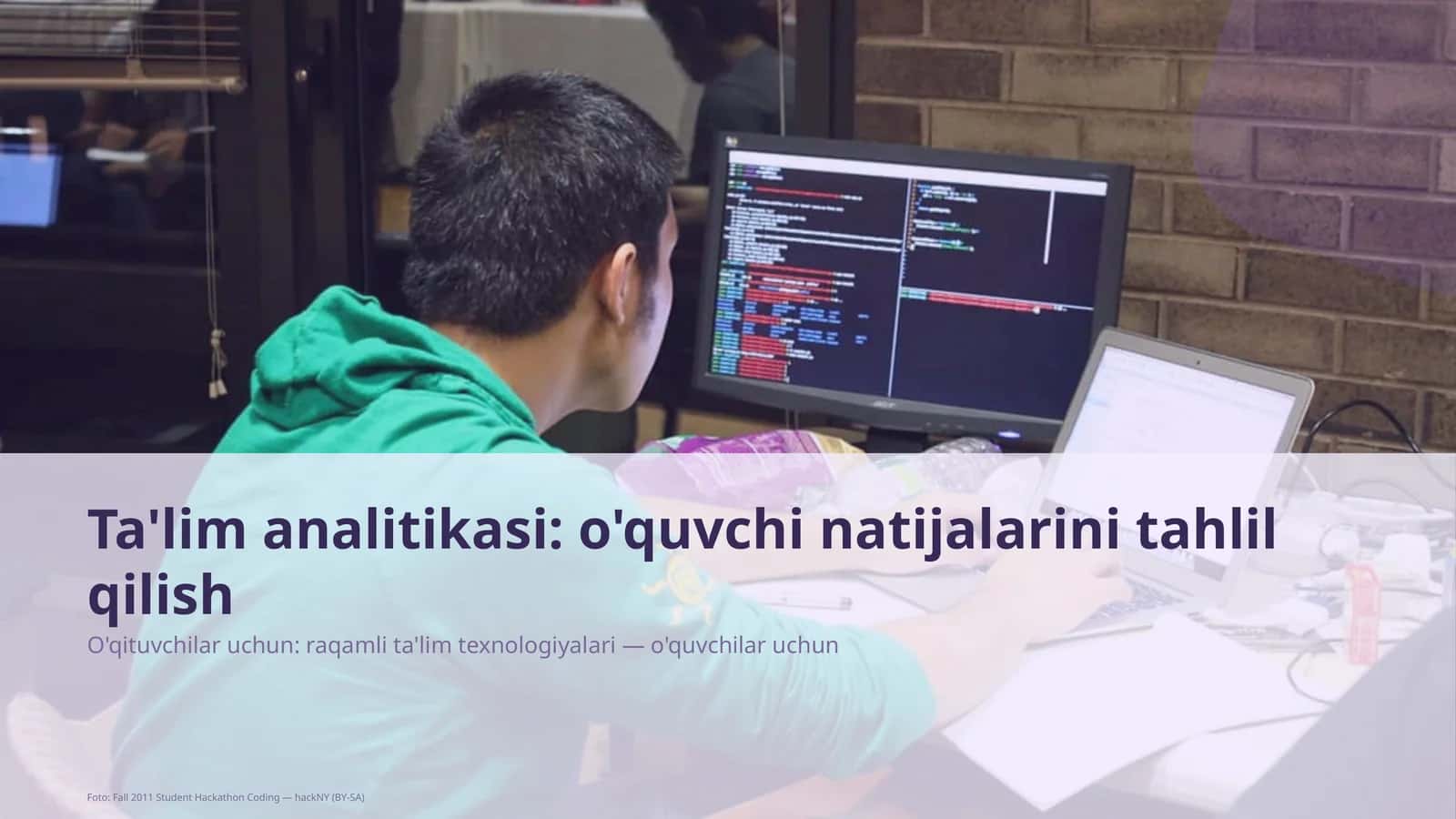 Ta'lim analitikasi: o'quvchi natijalarini tahlil qilish