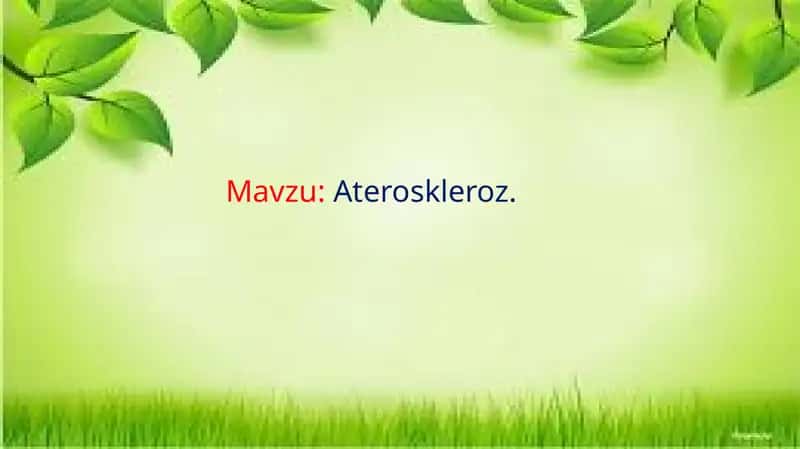 Ateroskleroz