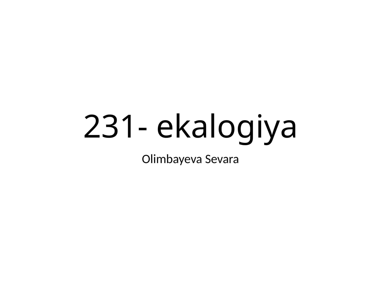 ekalogiya