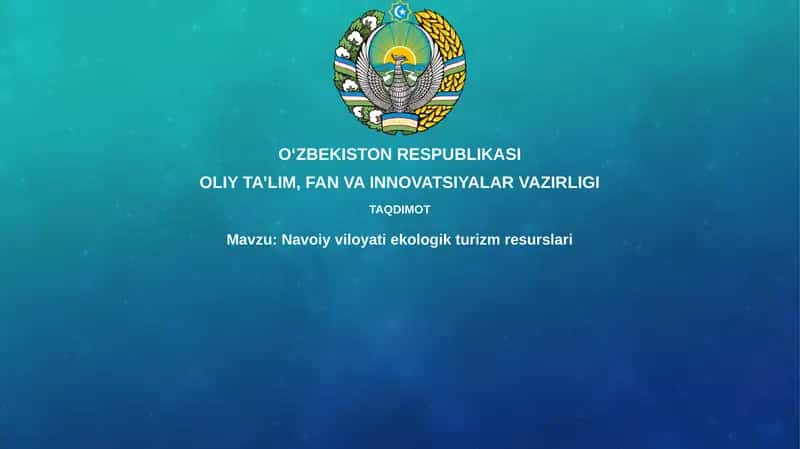Navoiy viloyati ekologik turizm resurslari