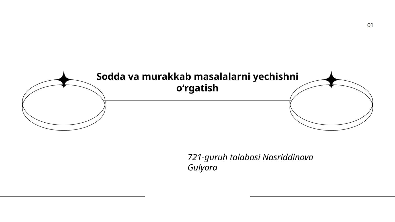 Sodda va murakkab masalalarni yechishni oʻrgatish