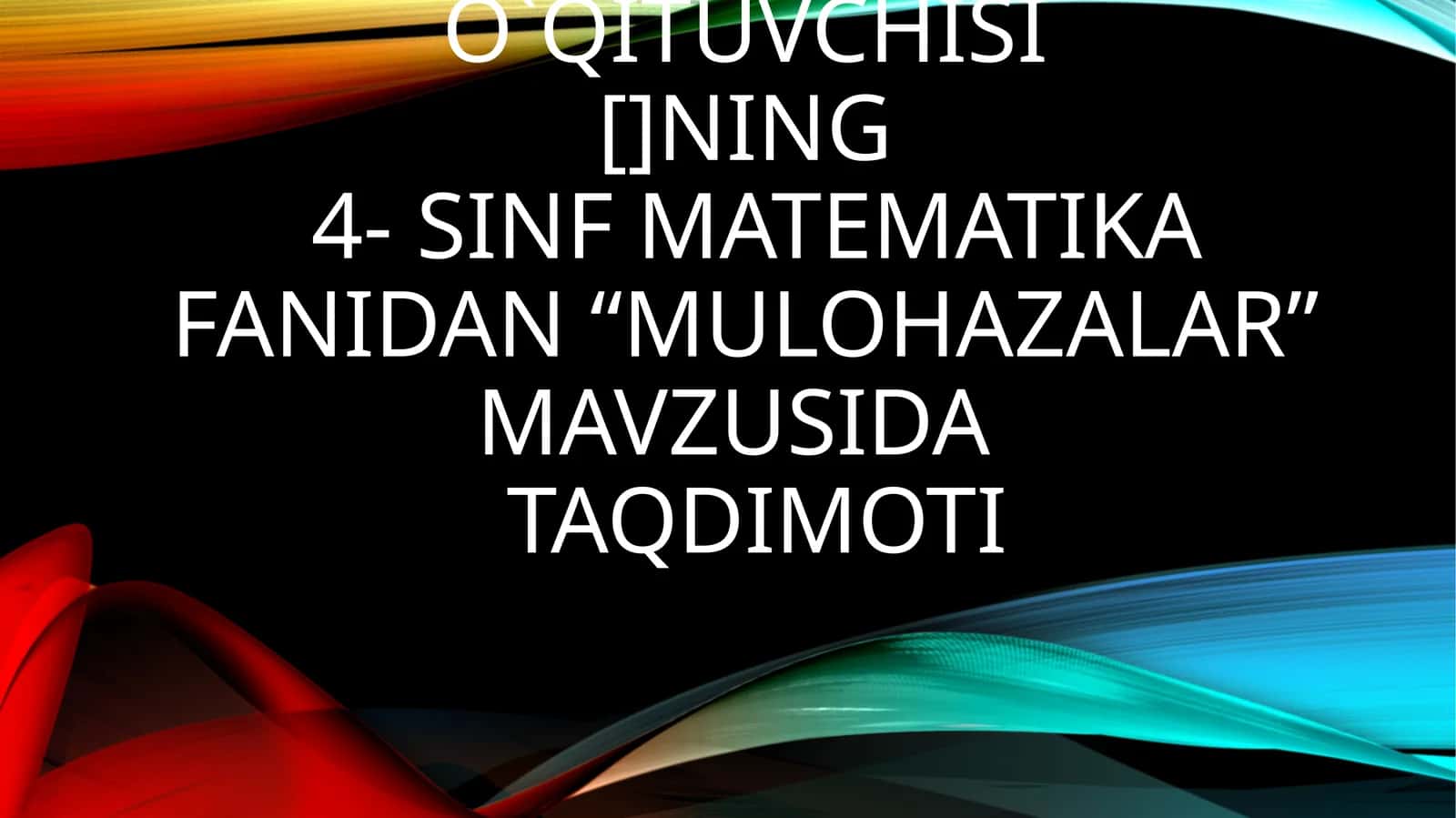 Mulohazalar
