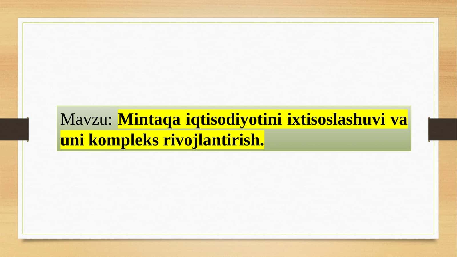 Sanoat  tushunchasi va uning mohiyati