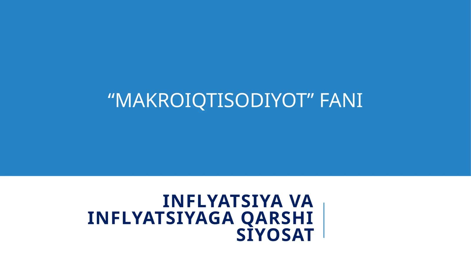 MAKROIQTISODIYOT
