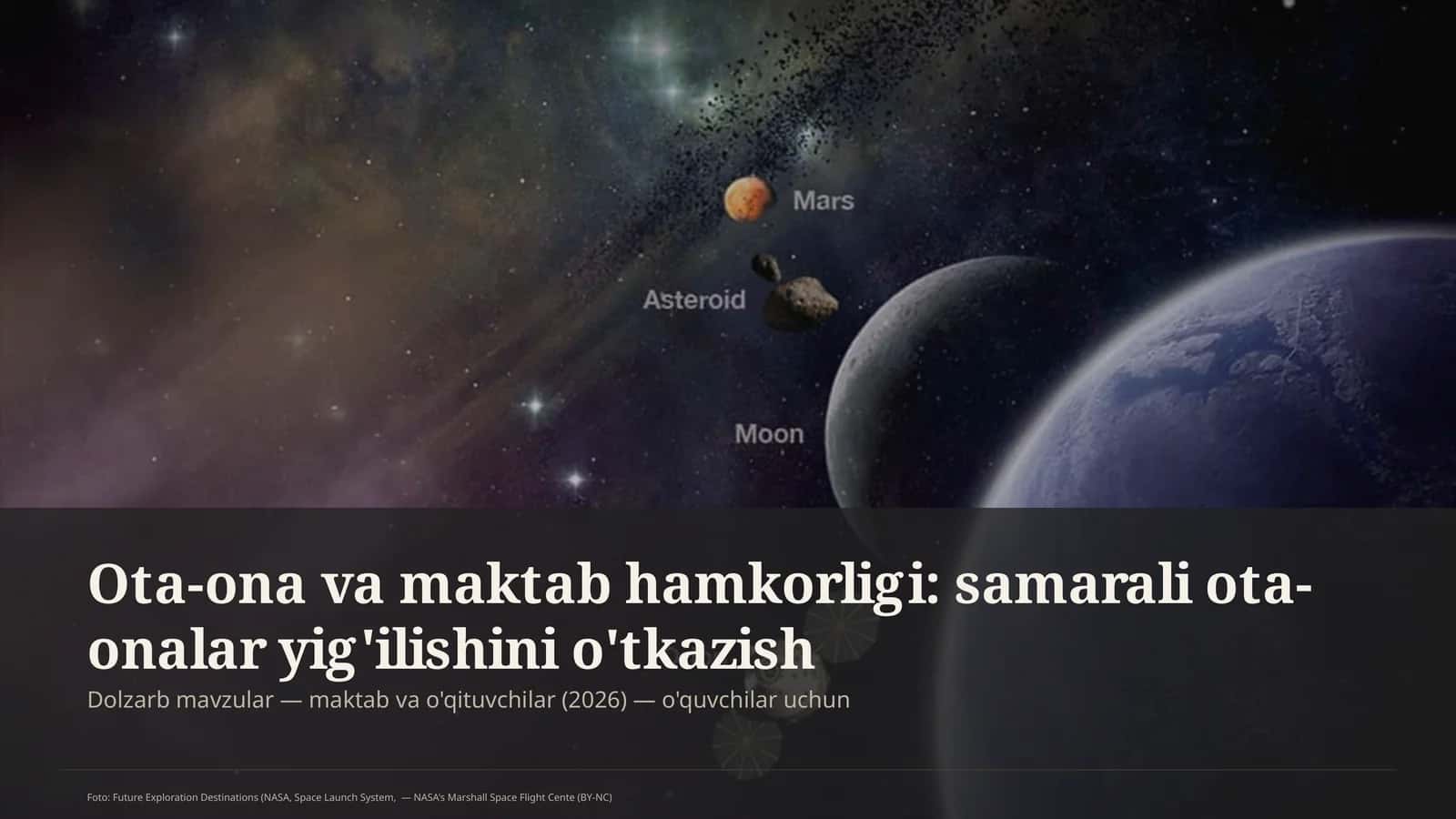 Ota-ona va maktab hamkorligi: samarali ota-onalar yig'ilishini o'tkazish