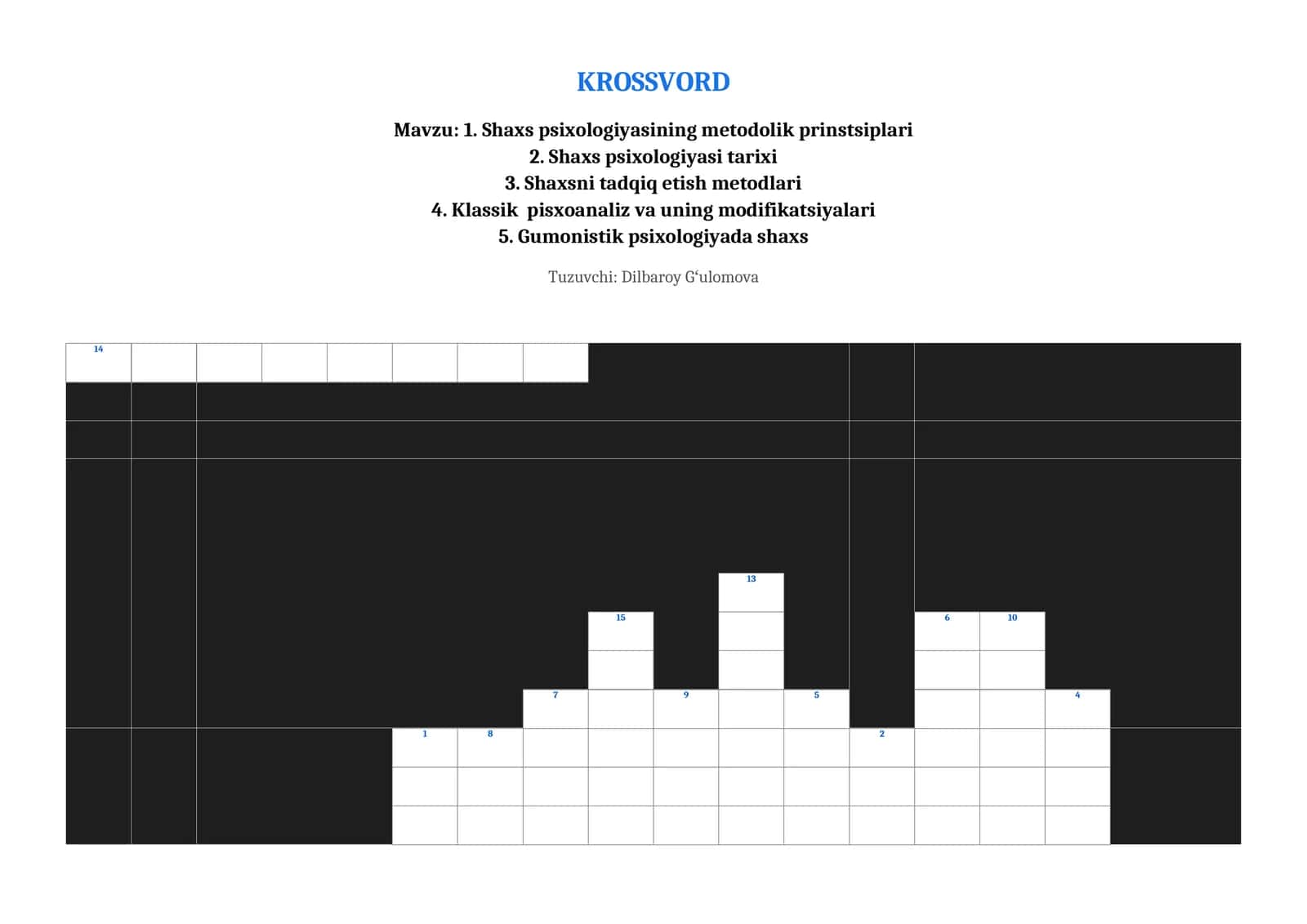 KROSSVORD