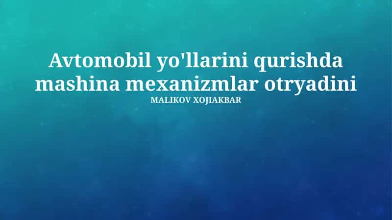 Механизмларнинг ажралишининг олдини олиш чоралари