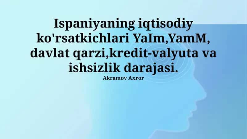 YaIM, YaM, Davlat qarzi