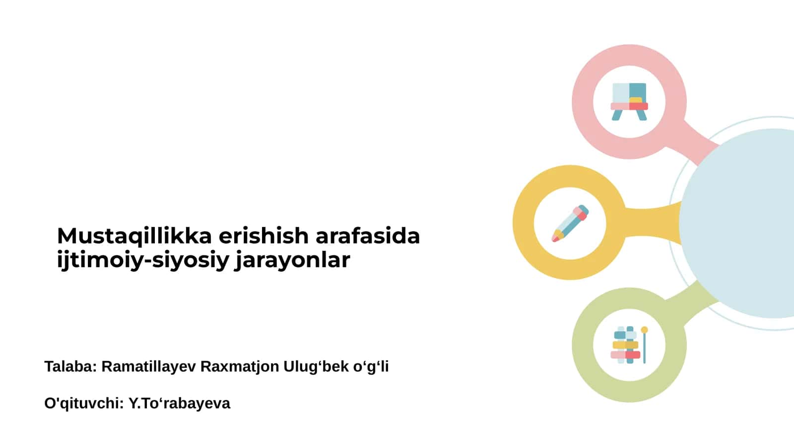 Mustaqillikka erishish arafasida ijtimoiy-siyosiy jarayonlar