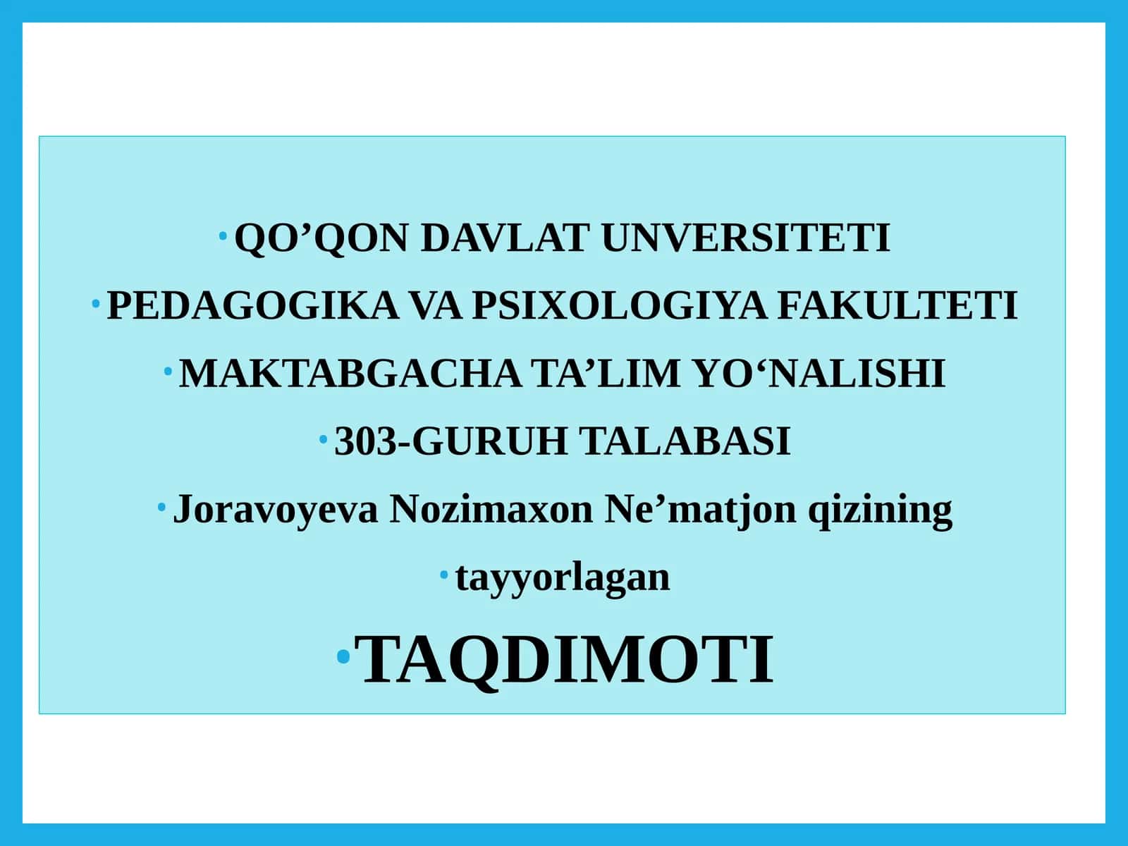 Bolalarni musiqiy-ritmik harakatlarga o‘rgatish (o‘rta guruh)