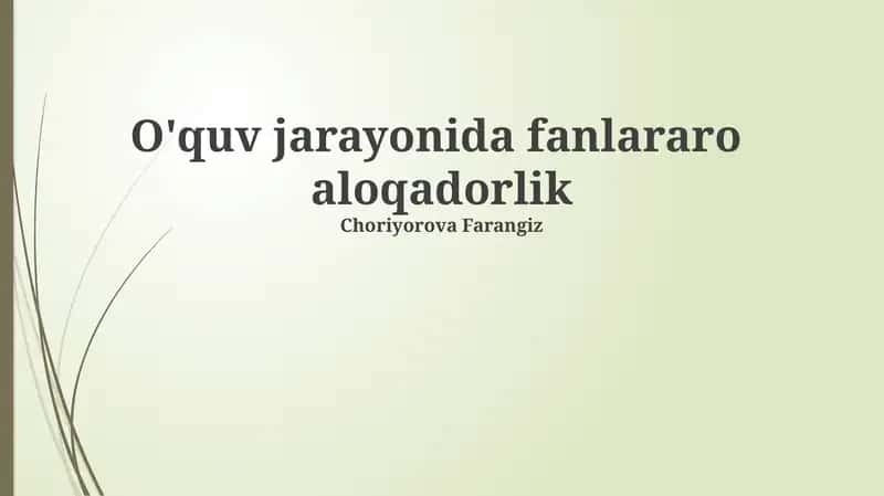Interfaol o'quv uslublari