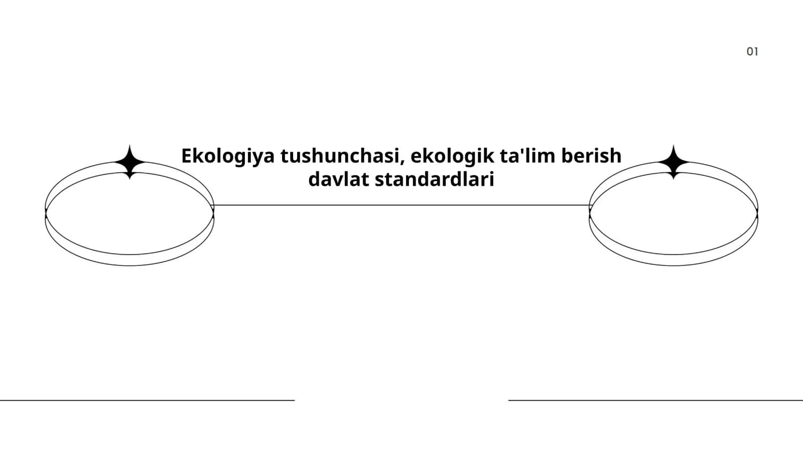 Ekologiya tushunchasi, ekologik ta'lim berish davlat standardlari