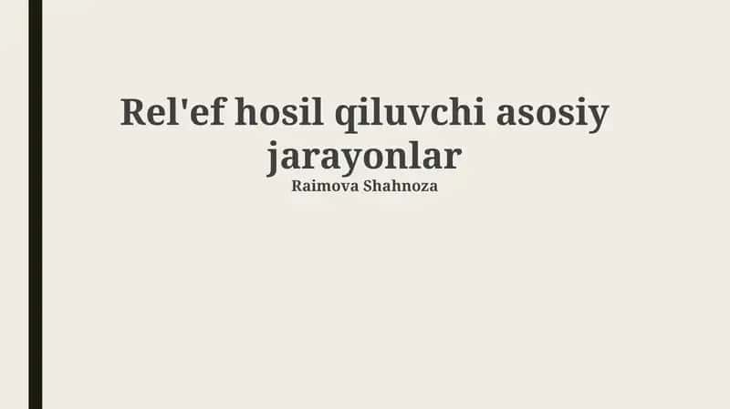 Karsti shakllanishi