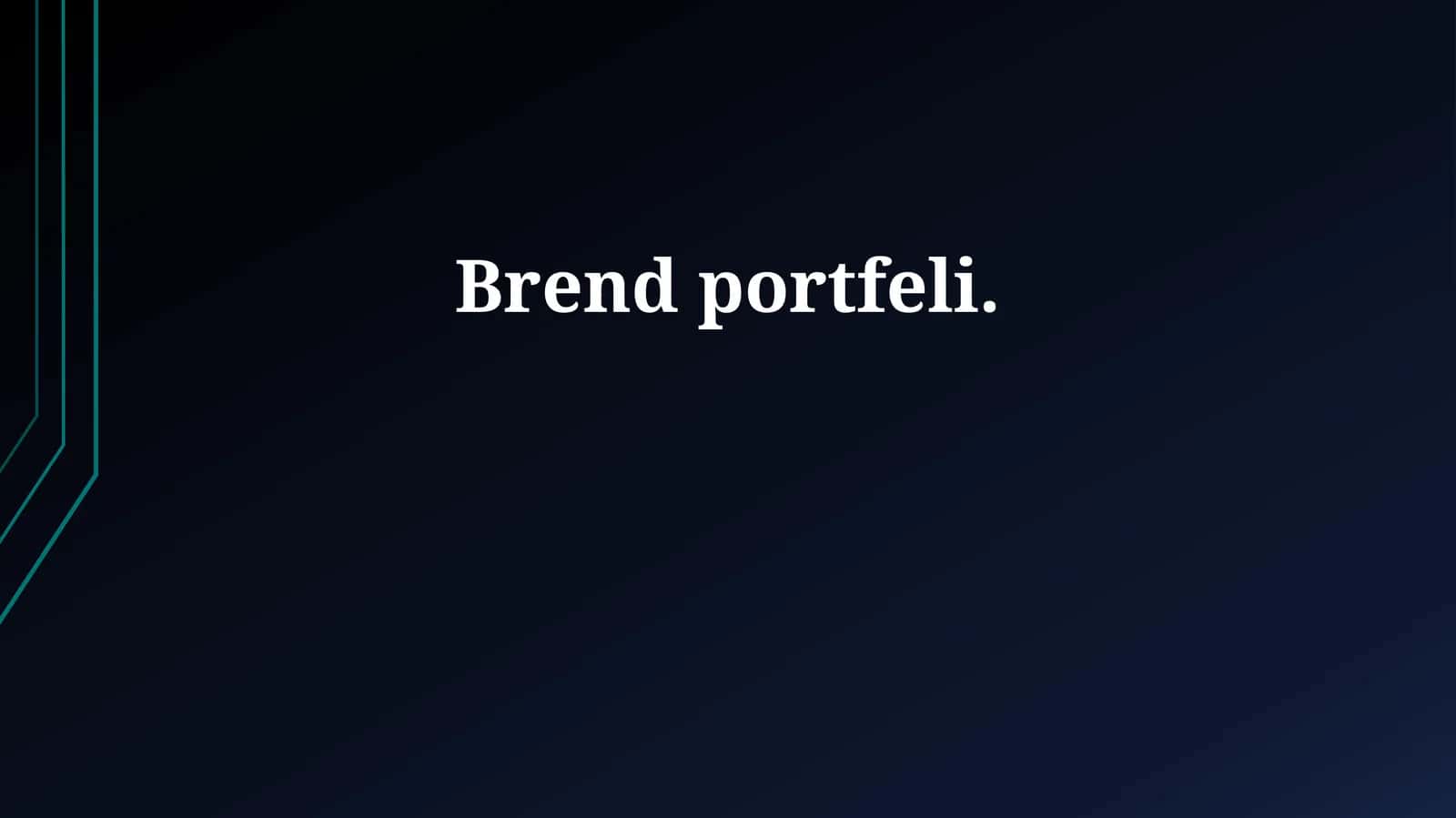 Brend Portfeli: Strategiya va Rejalashtirish