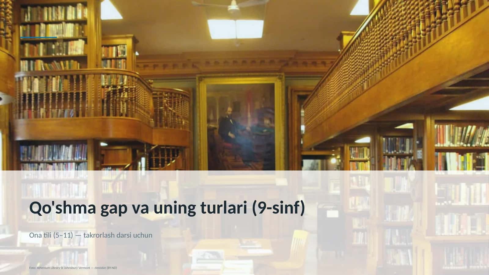 Qo'shma gap va uning turlari (9-sinf)