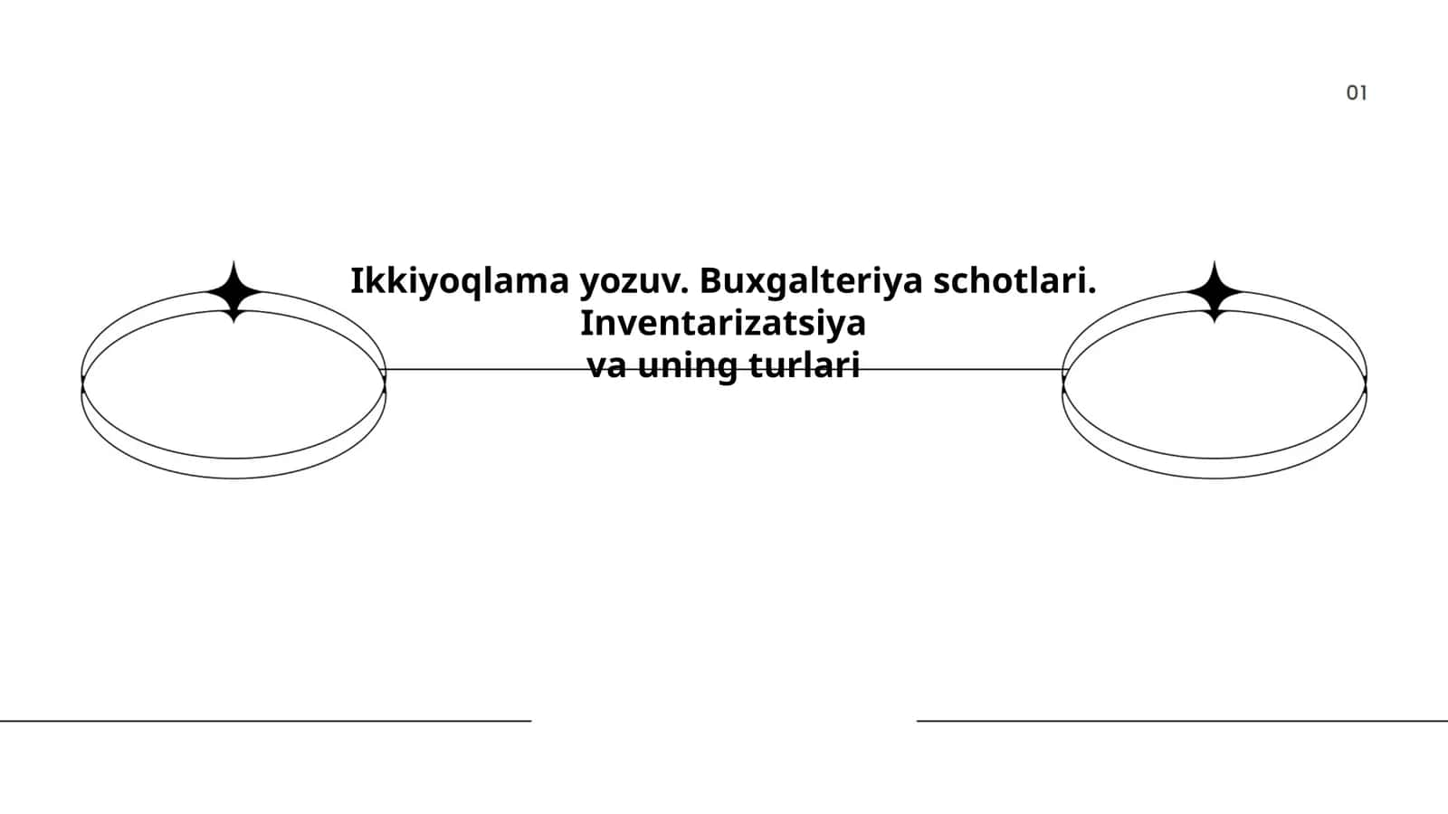 Ikkiyoqlama yozuv. Buxgalteriya schotlari. Inventarizatsiya va uning turlari