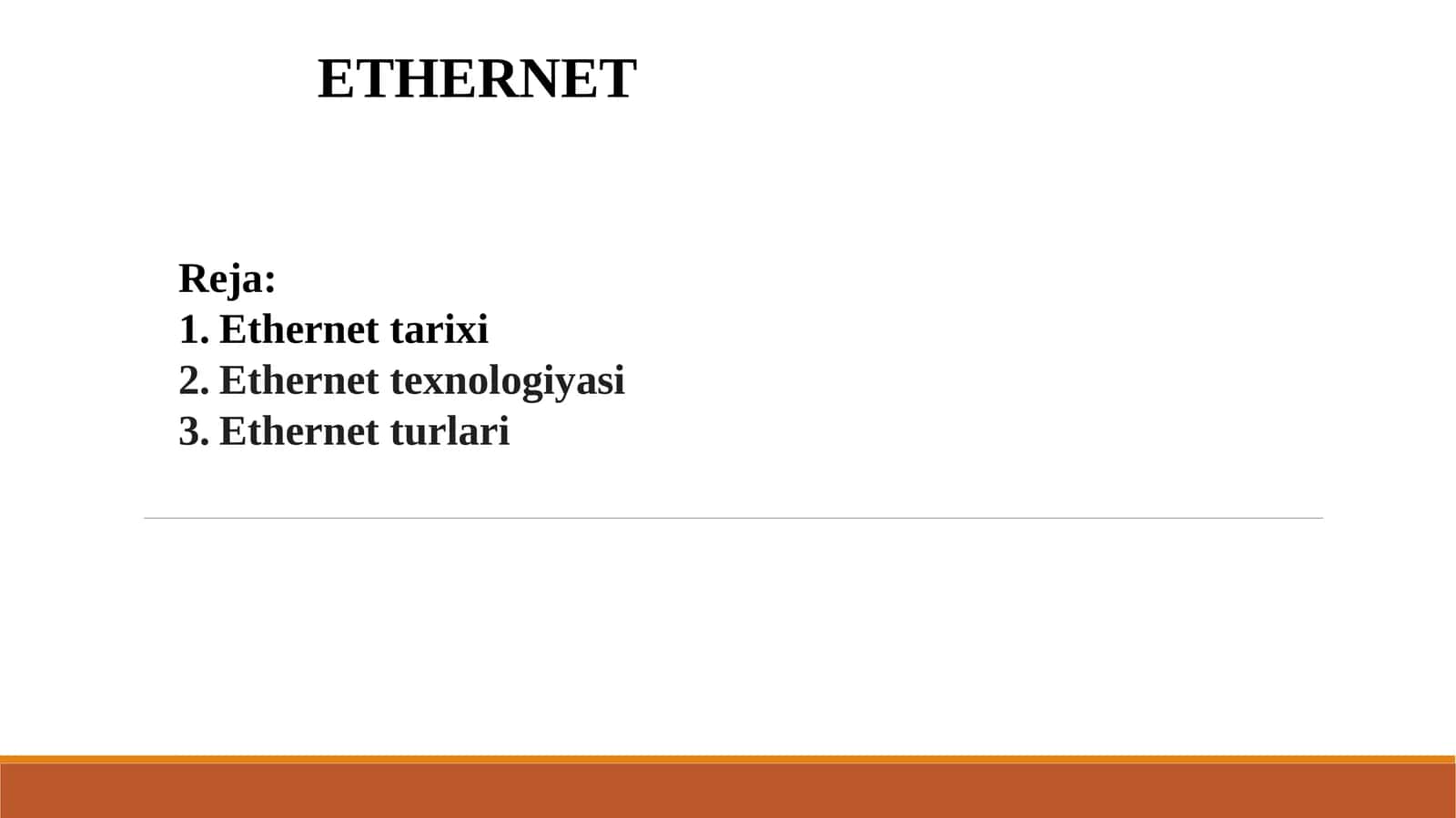 Ethernet