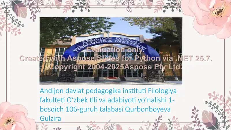 Taʼlim va tarbiya psixologiyasi