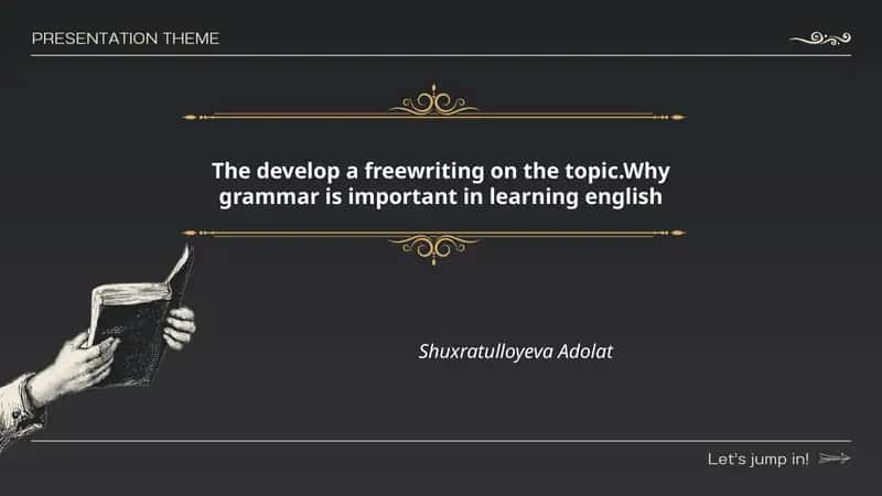 Why grammar is important in learning english