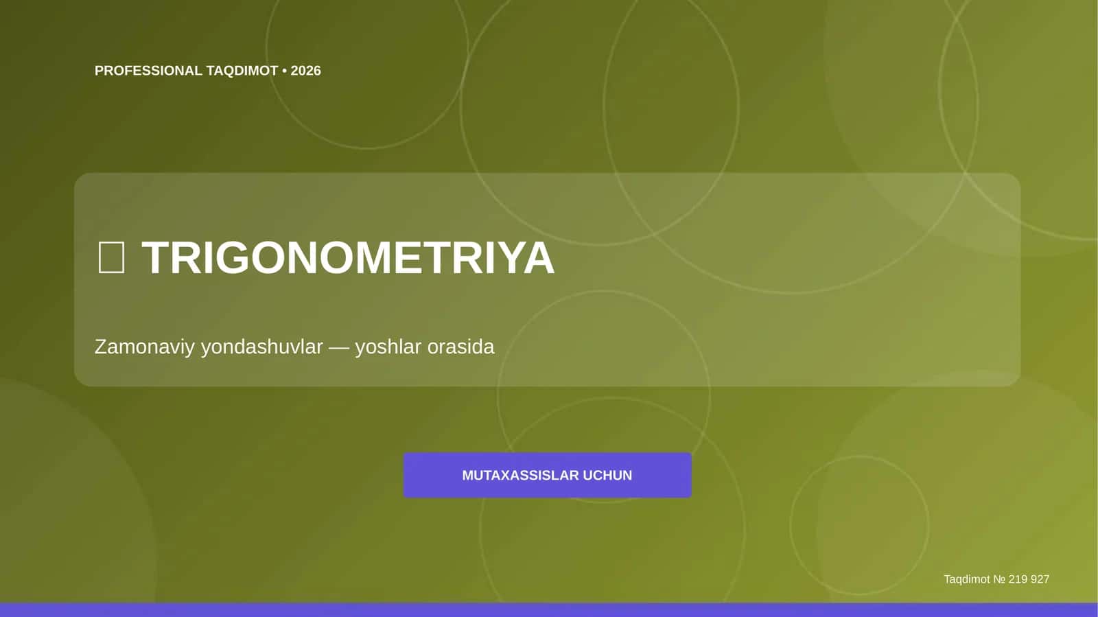 TRIGONOMETRIYA