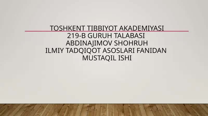 Ilmiy adabiyotlarni mutolaa qilish qoidalari