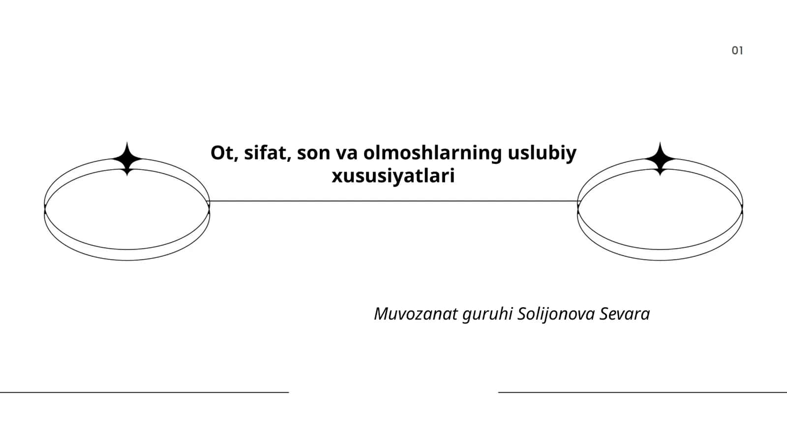 Otlar mavhum yoki aniq ob'ektlarni ifodalaydi