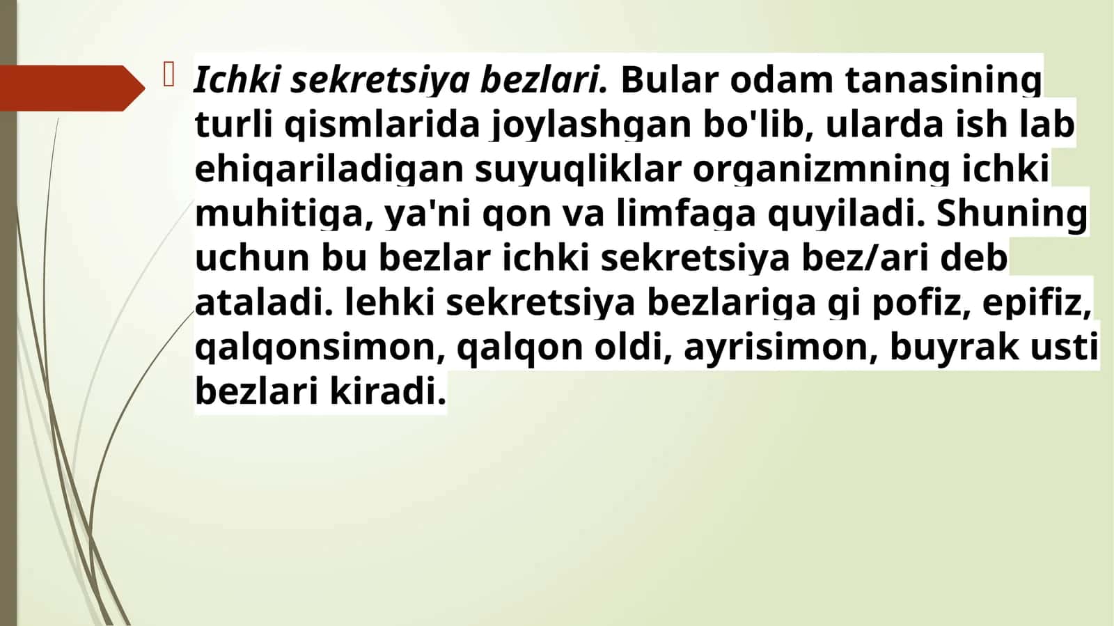 Ichki sekretsiya bezlari
