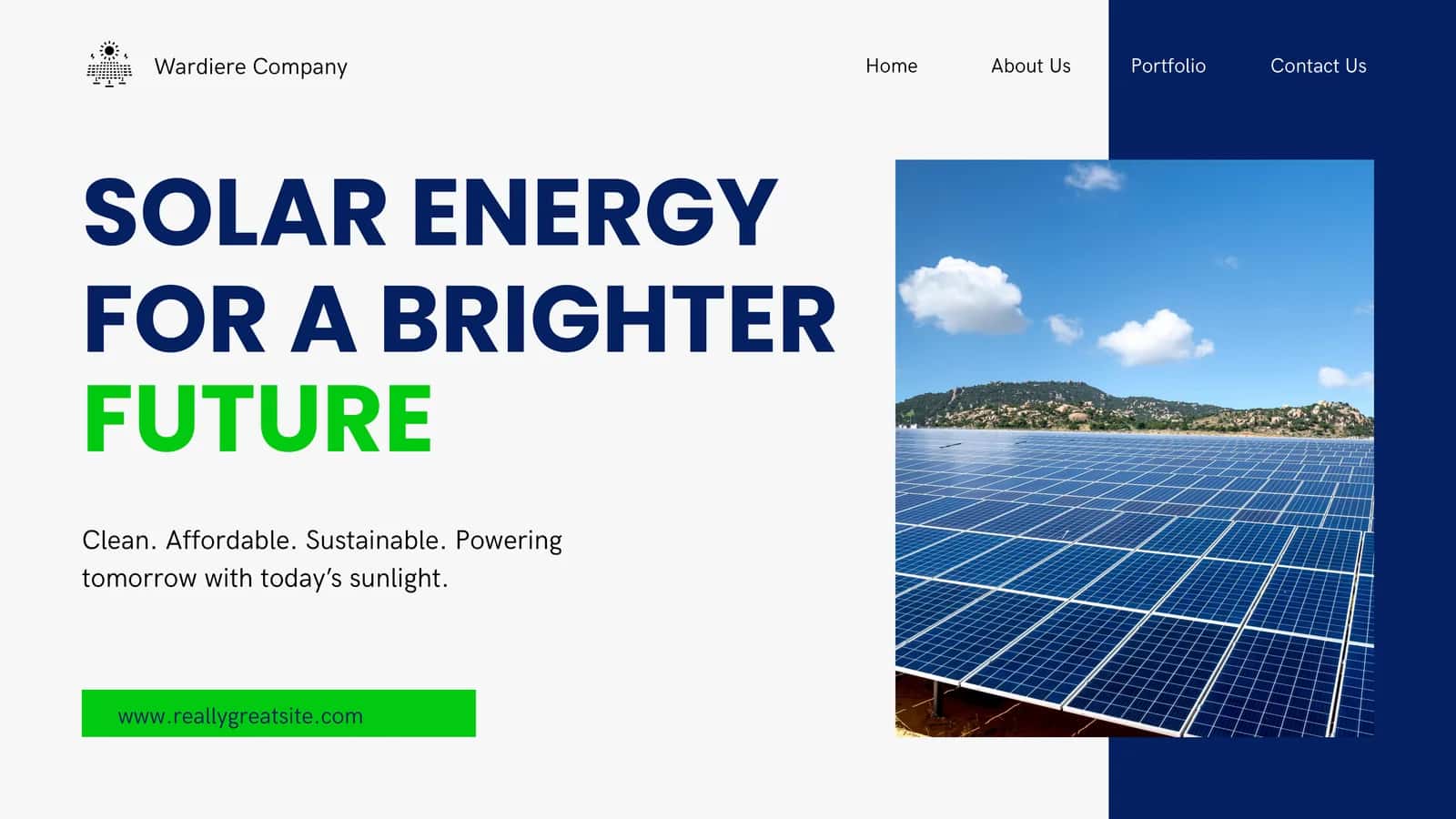 SOLAR ENERGY FOR A BRIGHTER FUTURE