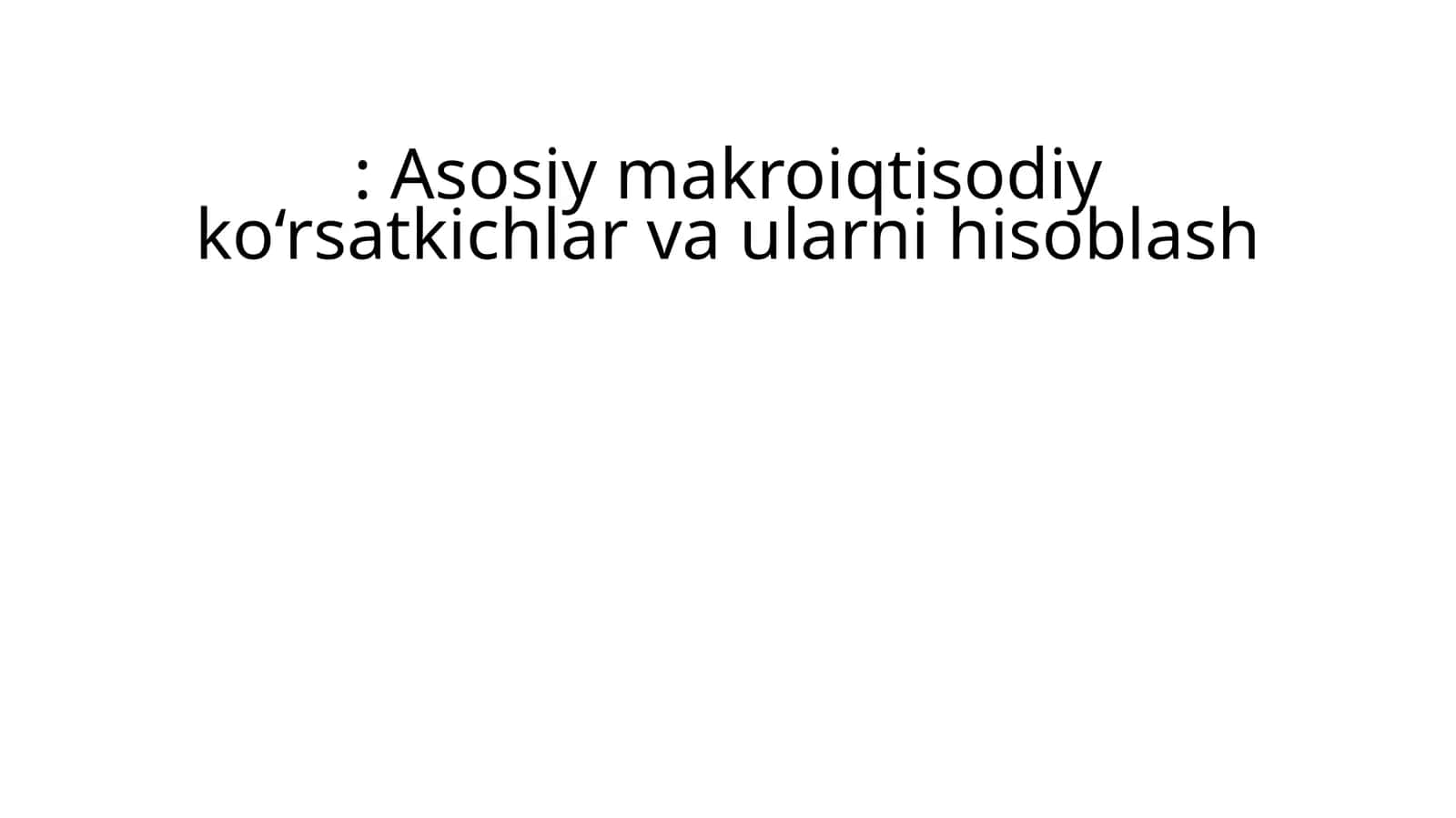 Yalpiichki mahsulot-mamlakat hududi dama’lum