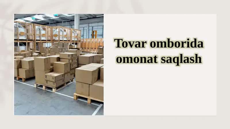 Tovar omborida omonat saqlash