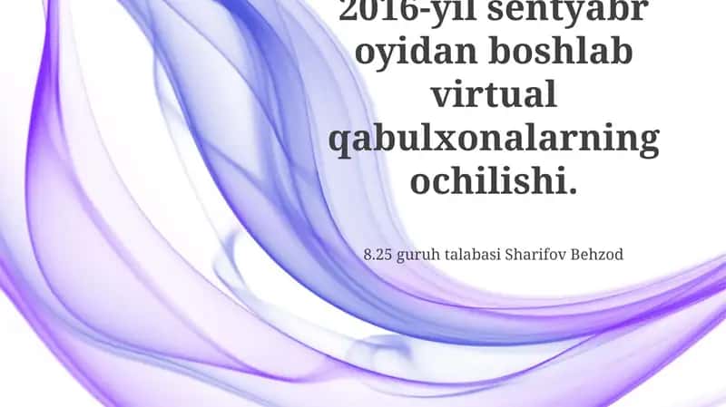 Virtual qabulxonalar