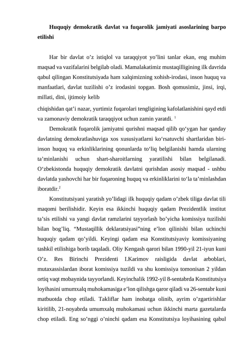 Huquqiy demokratik davlat